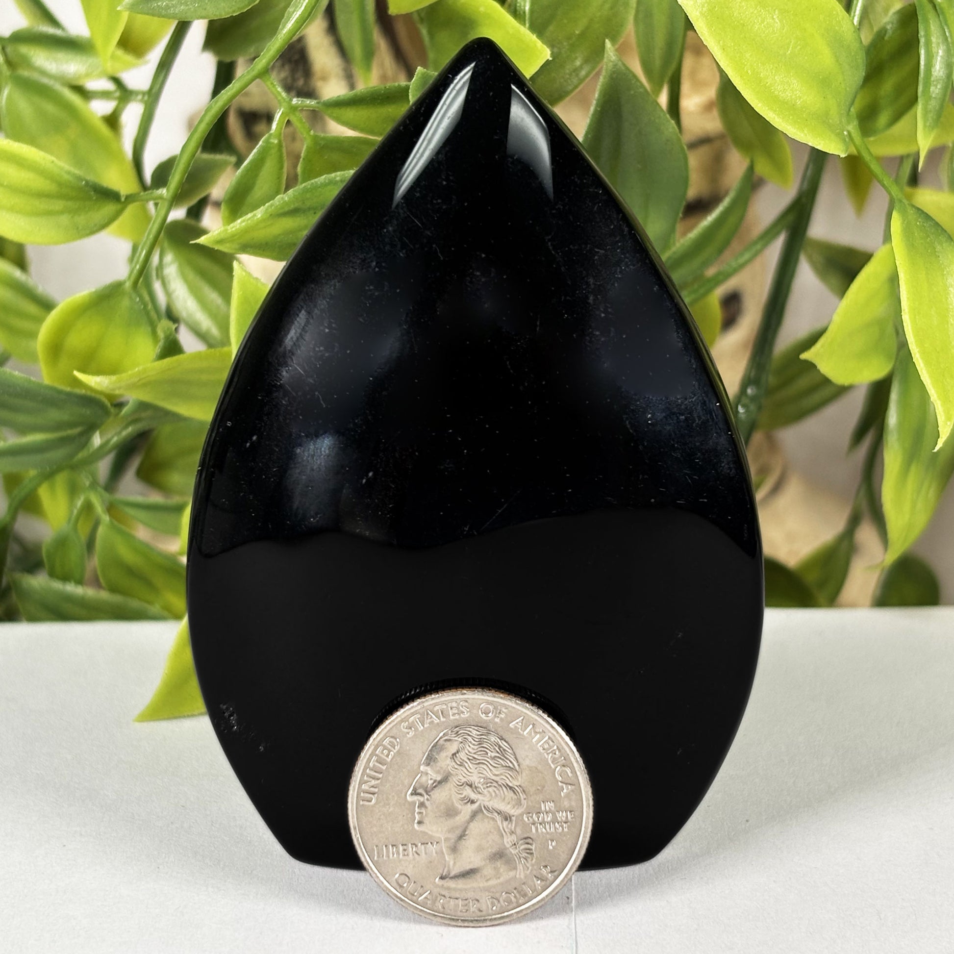 Black Obsidian Crystal Freeform - Gem Avenue Retail
