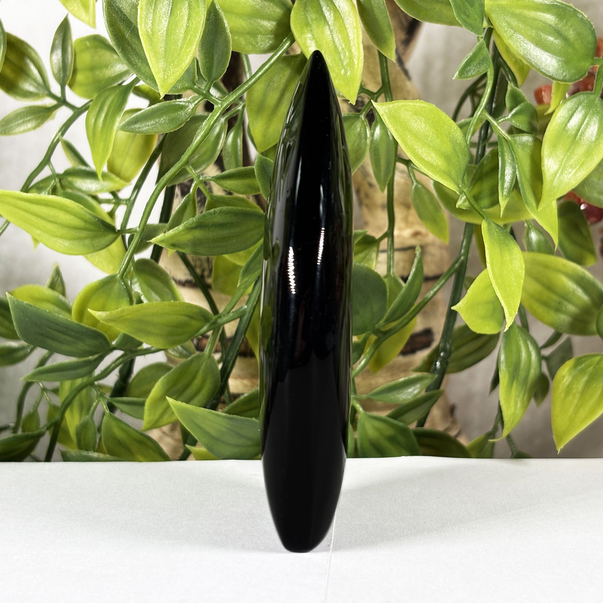 Black Obsidian Crystal Freeform - Gem Avenue Retail