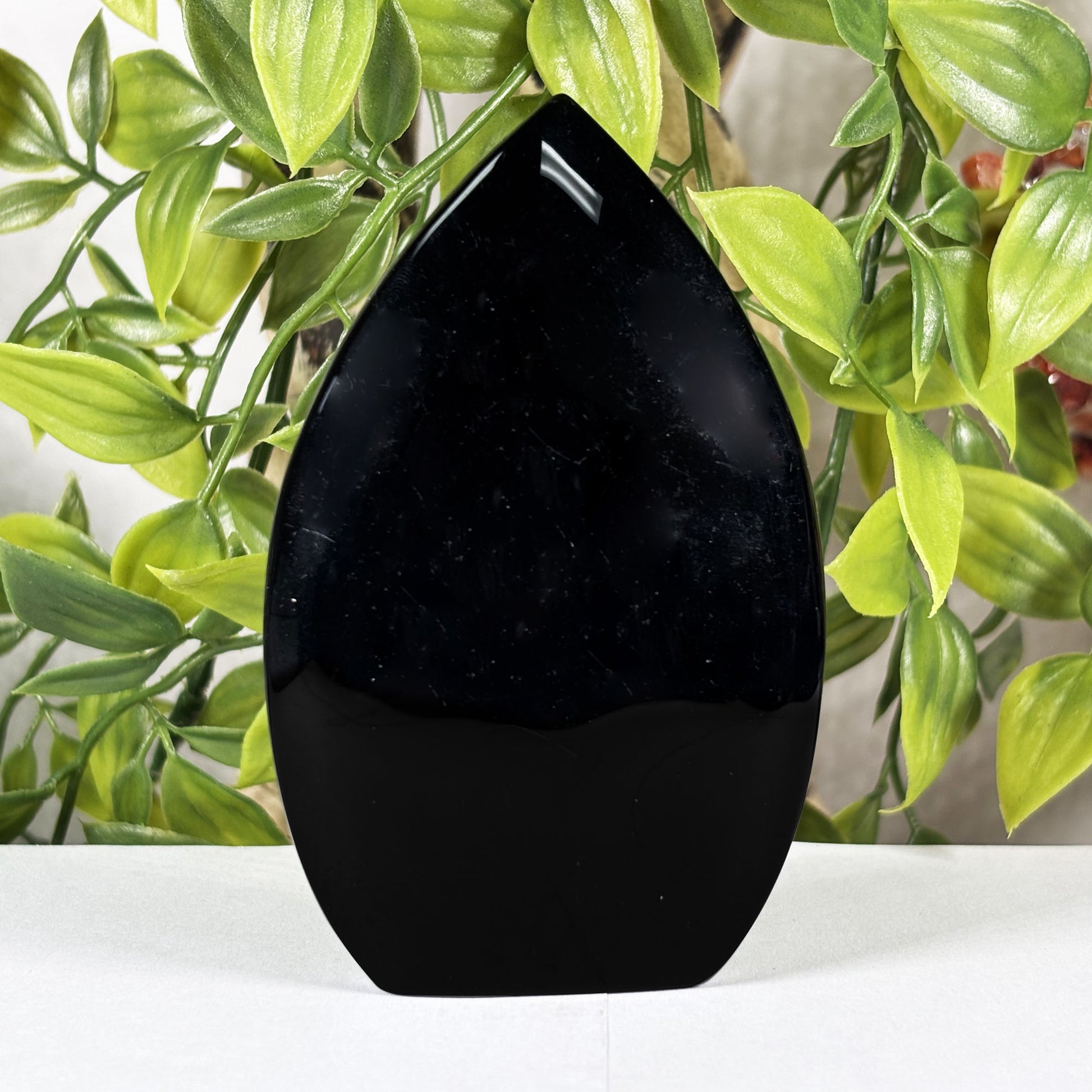 Black Obsidian Crystal Freeform - Gem Avenue Retail