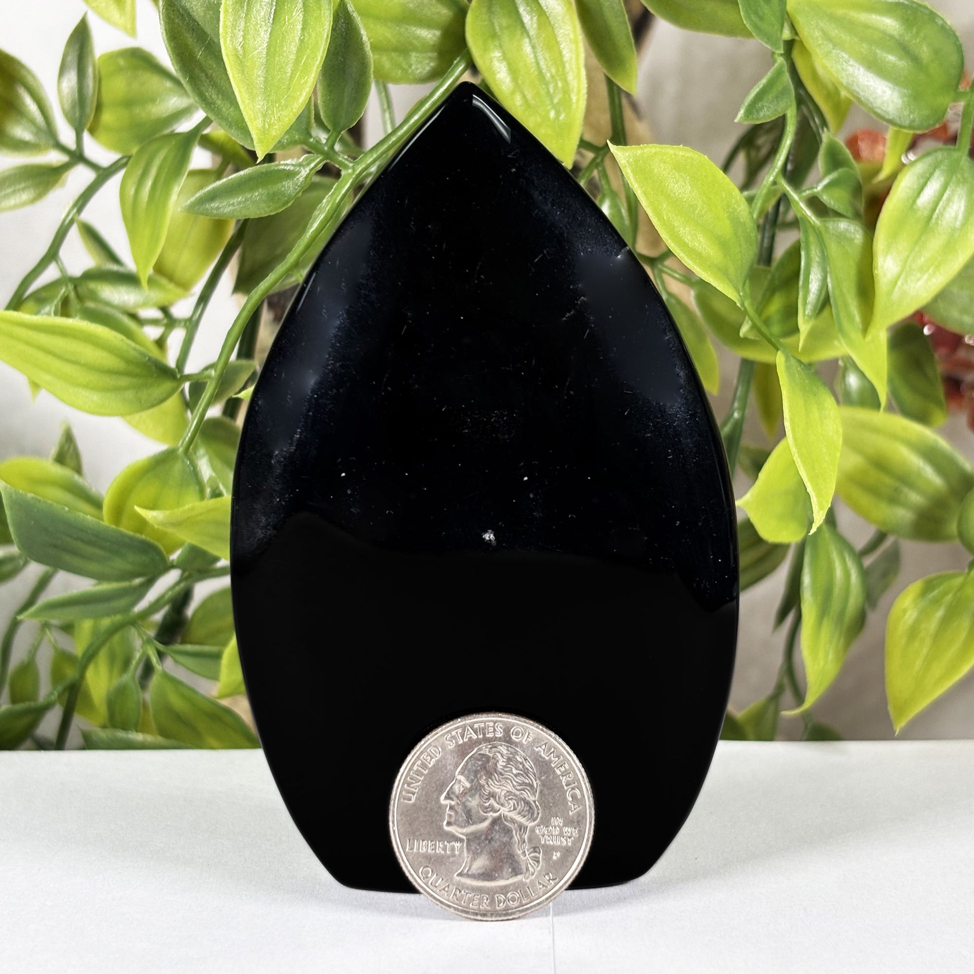 Black Obsidian Crystal Freeform - Gem Avenue Retail