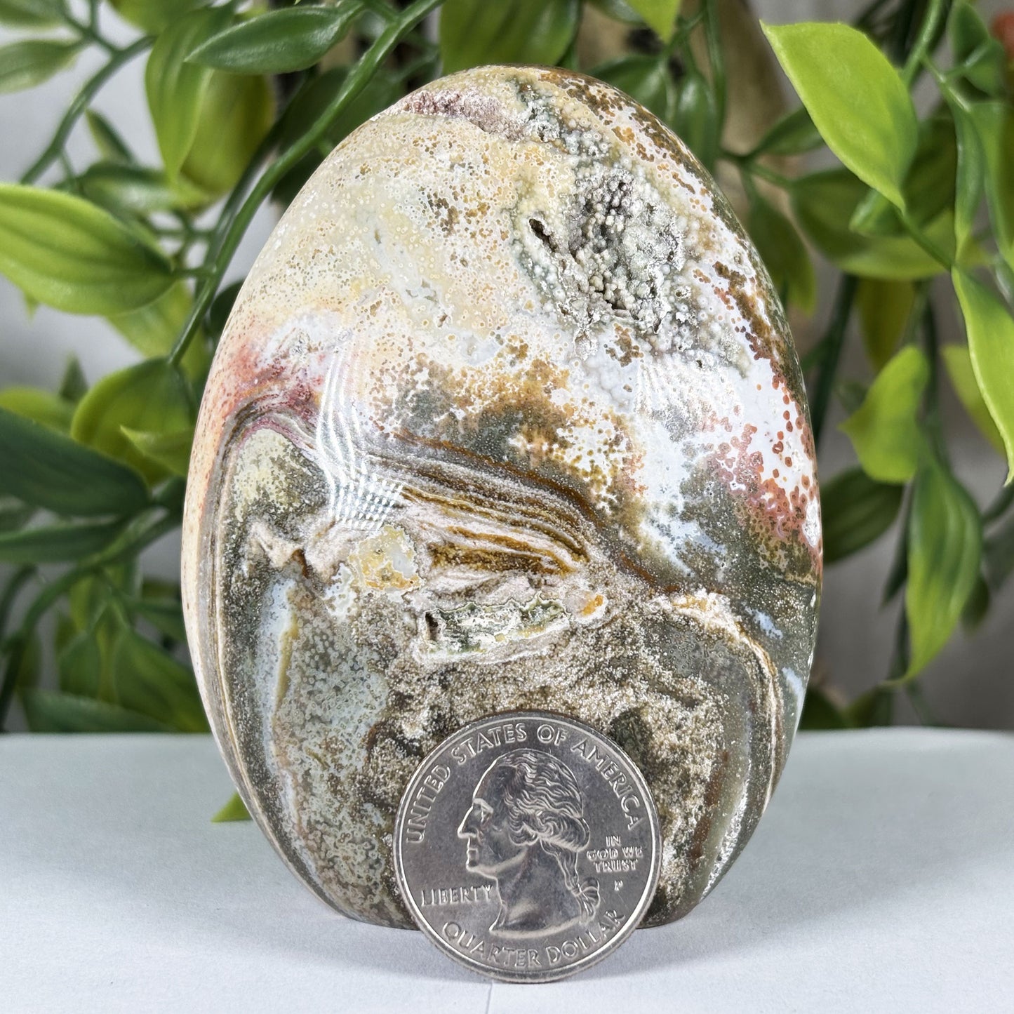 Sea Jasper Gemstone Freeform - Gem Avenue Retail