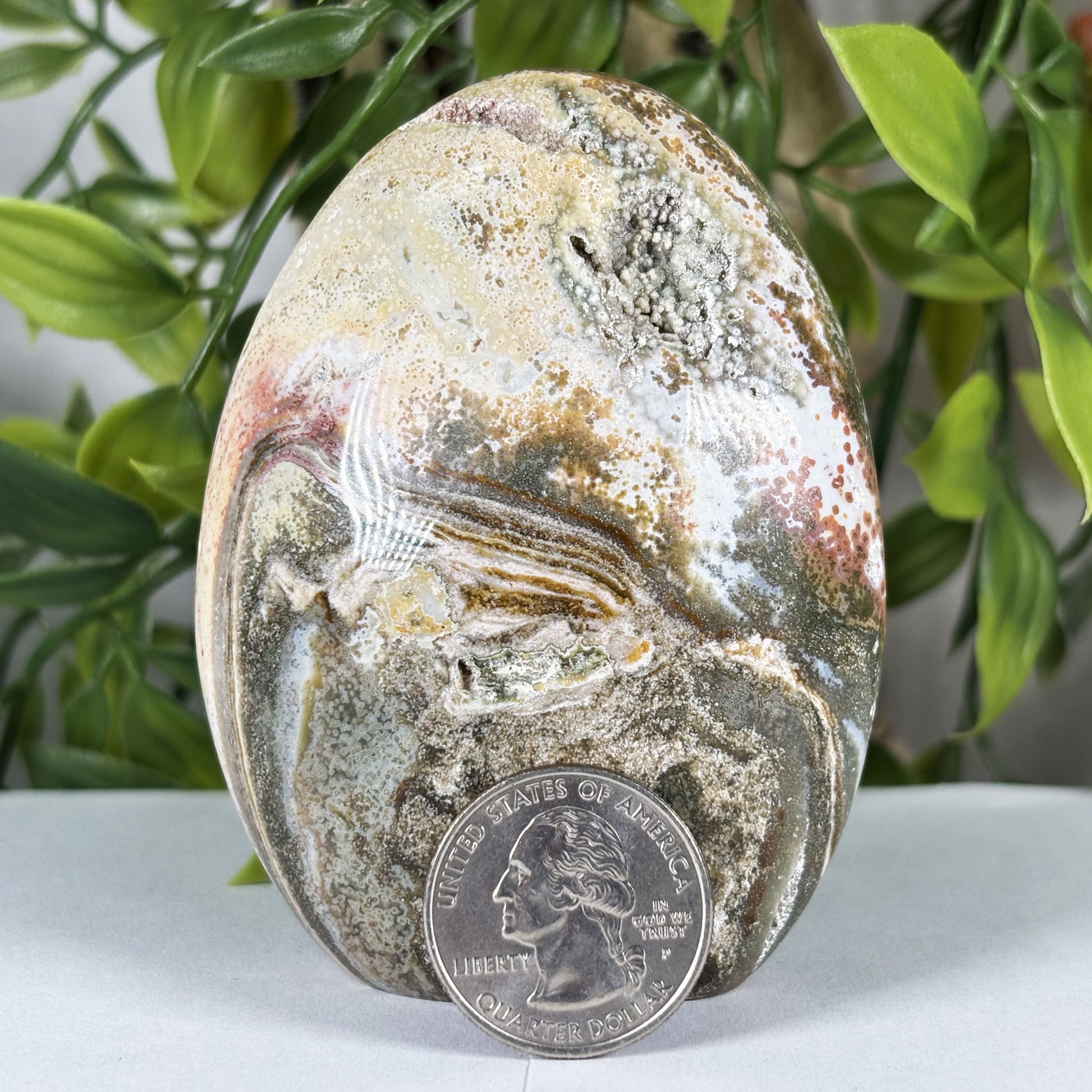 Sea Jasper Gemstone Freeform - Gem Avenue Retail