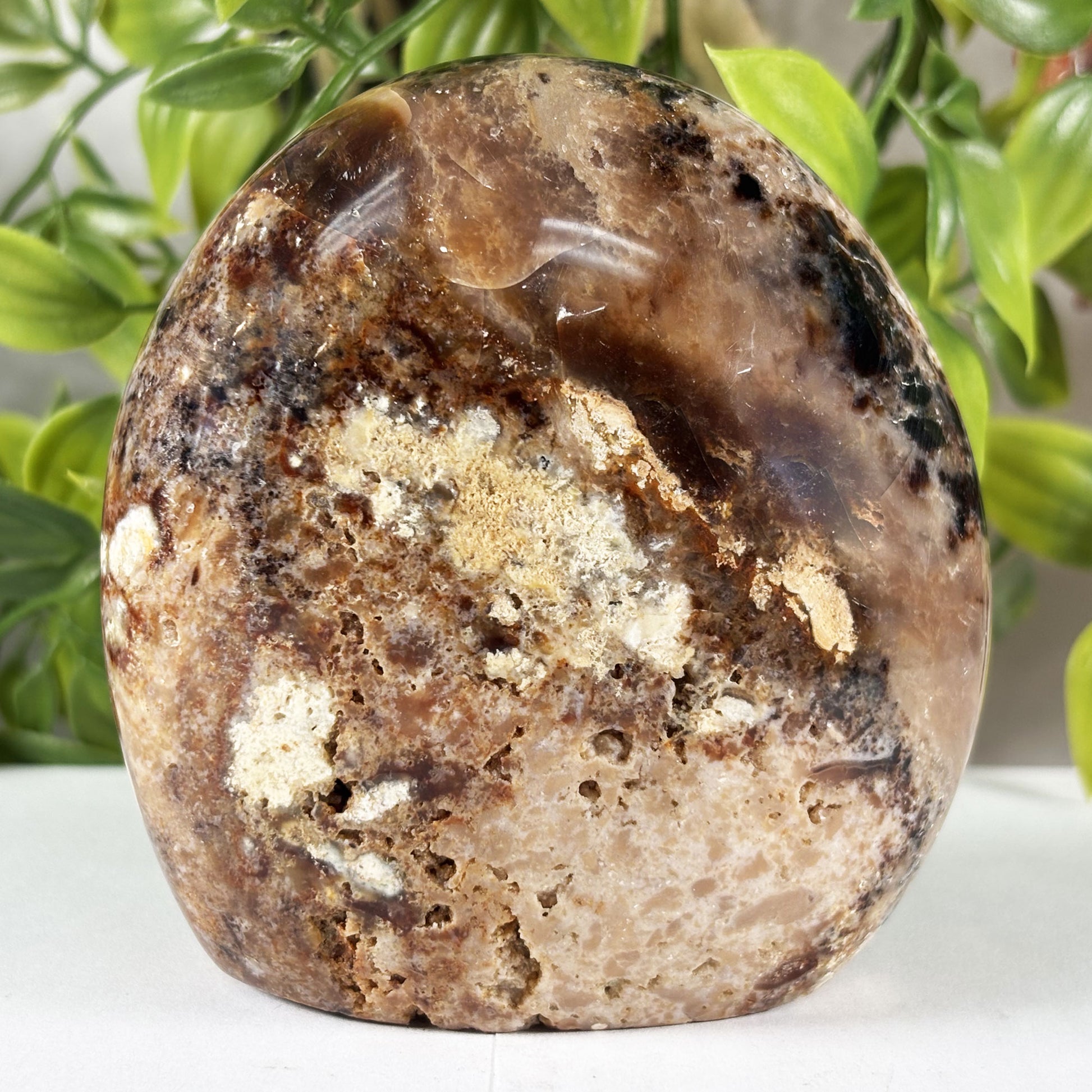 Chocolate Calcite Crystal Gemstone Freeform  - Gem Avenue Retail