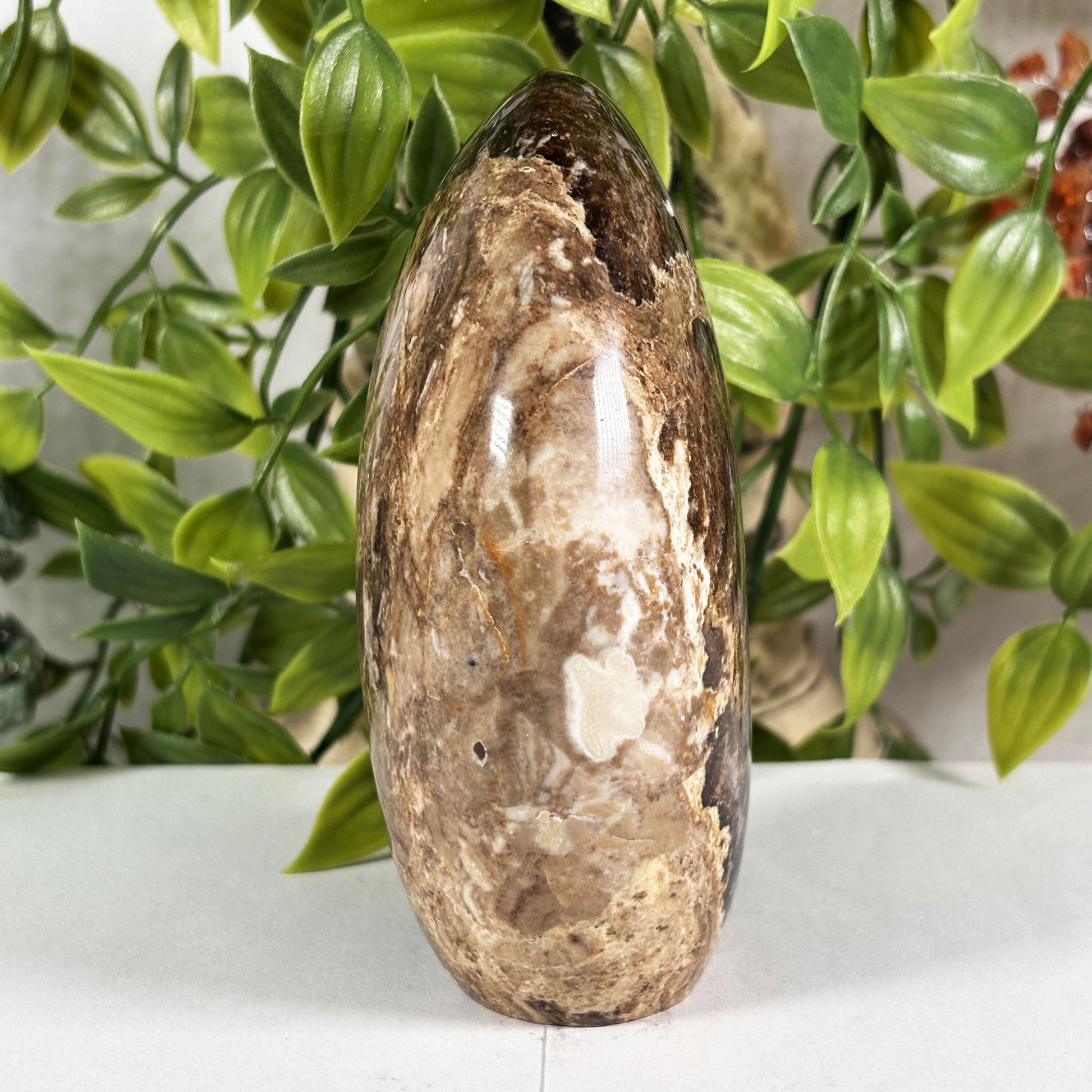 Chocolate Calcite Crystal Gemstone Freeform  - Gem Avenue Retail