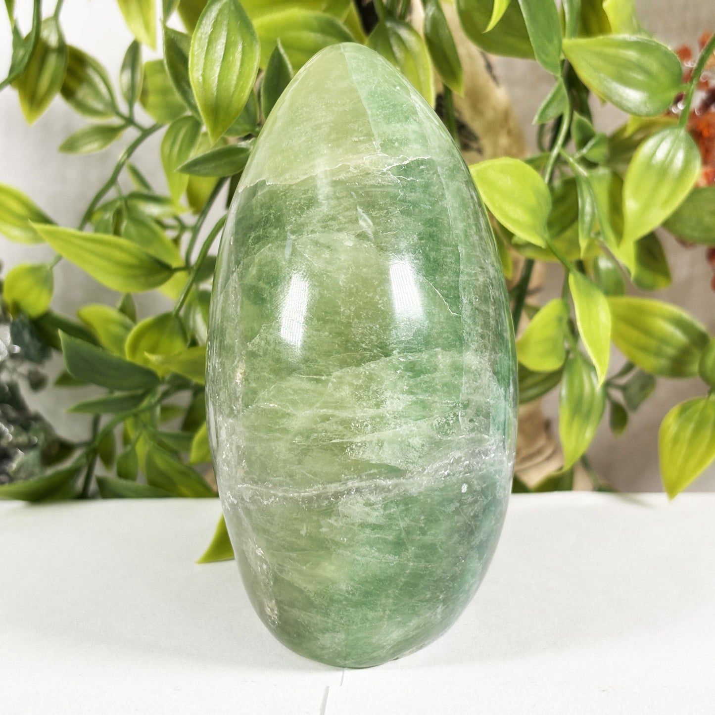 Green Fluorite Crystal Freeform - Gem Avenue Retail
