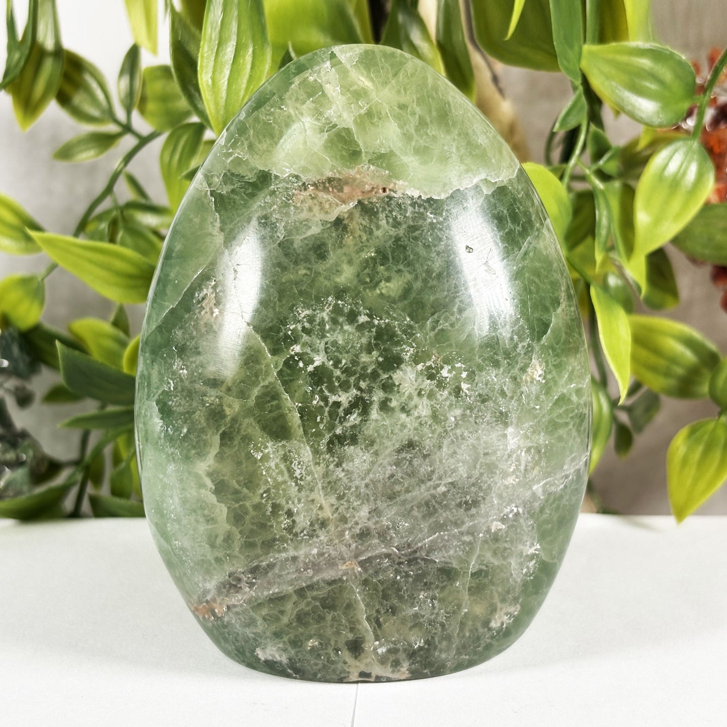 Green Fluorite Crystal Freeform - Gem Avenue Retail