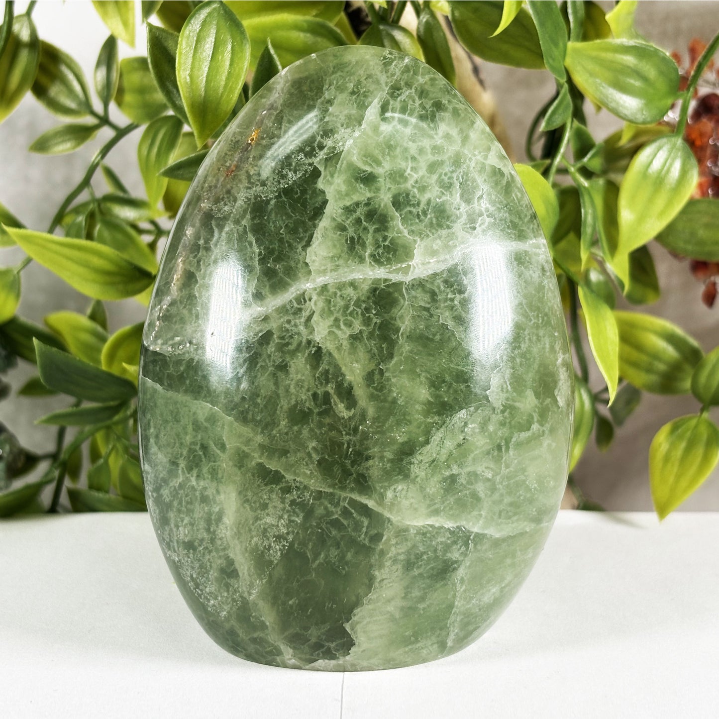 Green Fluorite Crystal Freeform - Gem Avenue Retail