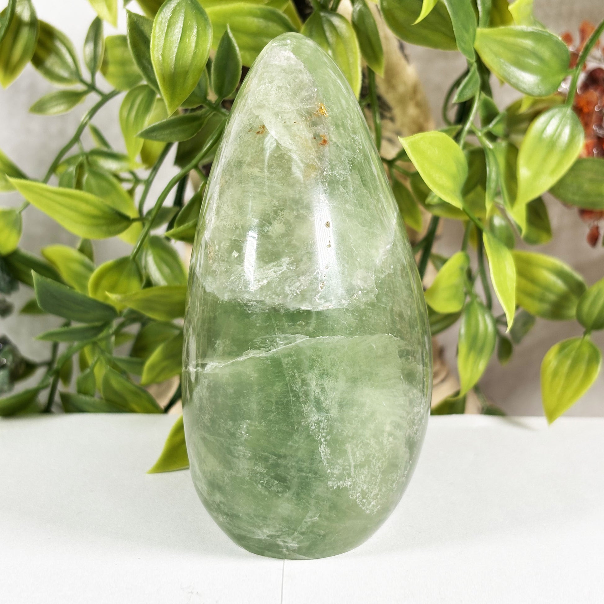 Green Fluorite Crystal Freeform - Gem Avenue Retail