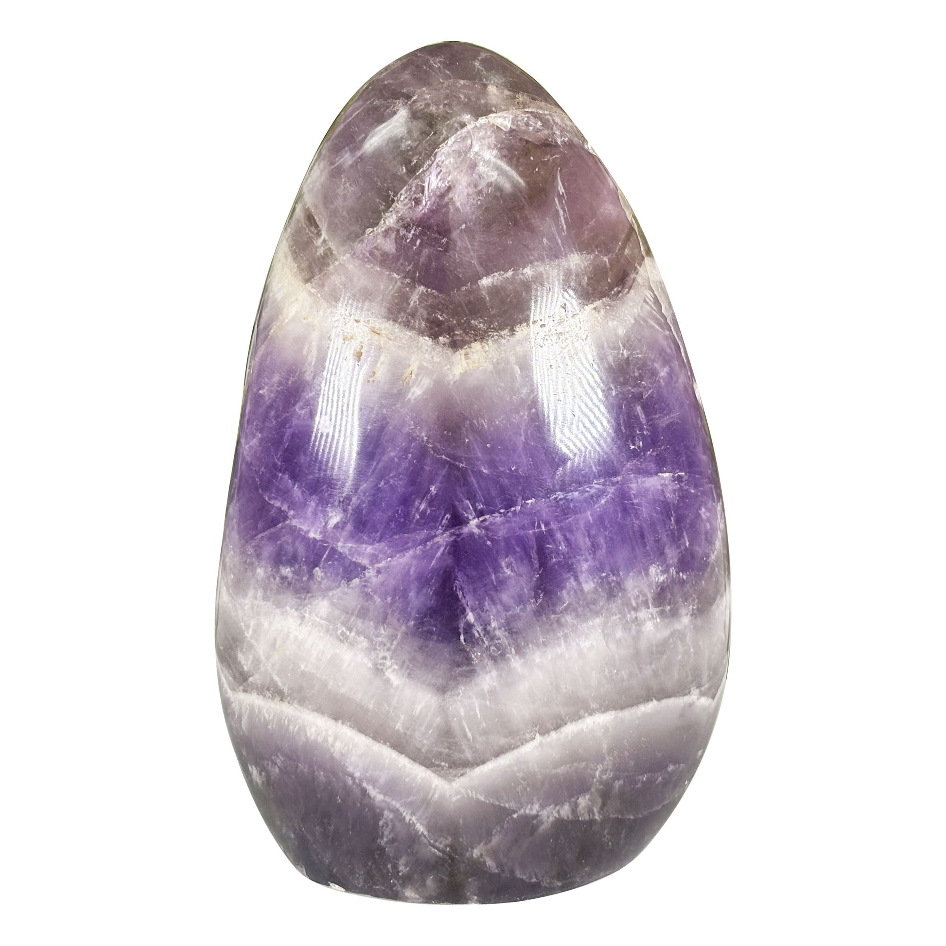 Chevron Amethyst Crystal Freeform - Gem Avenue Retail