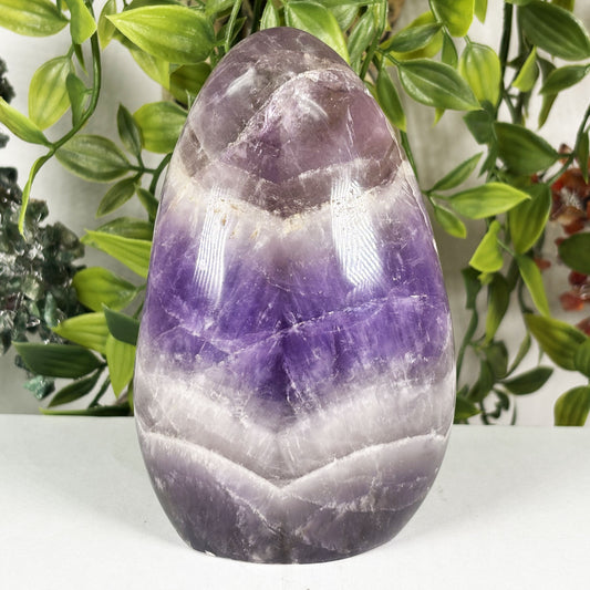 Chevron Amethyst Crystal Freeform - Gem Avenue Retail