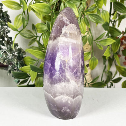Chevron Amethyst Crystal Freeform - Gem Avenue Retail