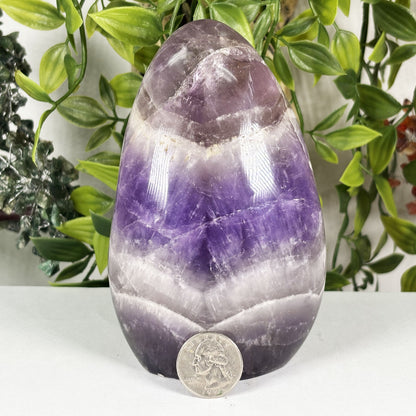 Chevron Amethyst Crystal Freeform - Gem Avenue Retail