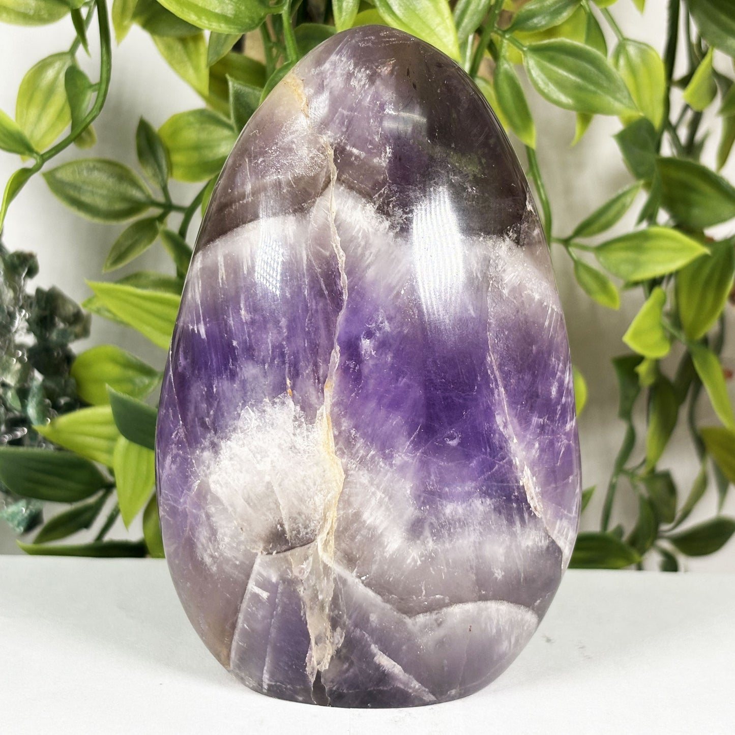 Chevron Amethyst Crystal Freeform  - Gem Avenue Retail