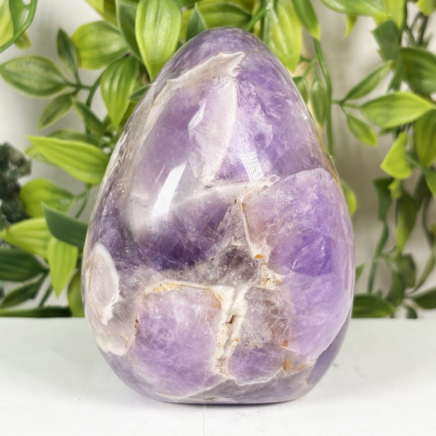 Chevron Amethyst Crystal Freeform - Gem Avenue Retail