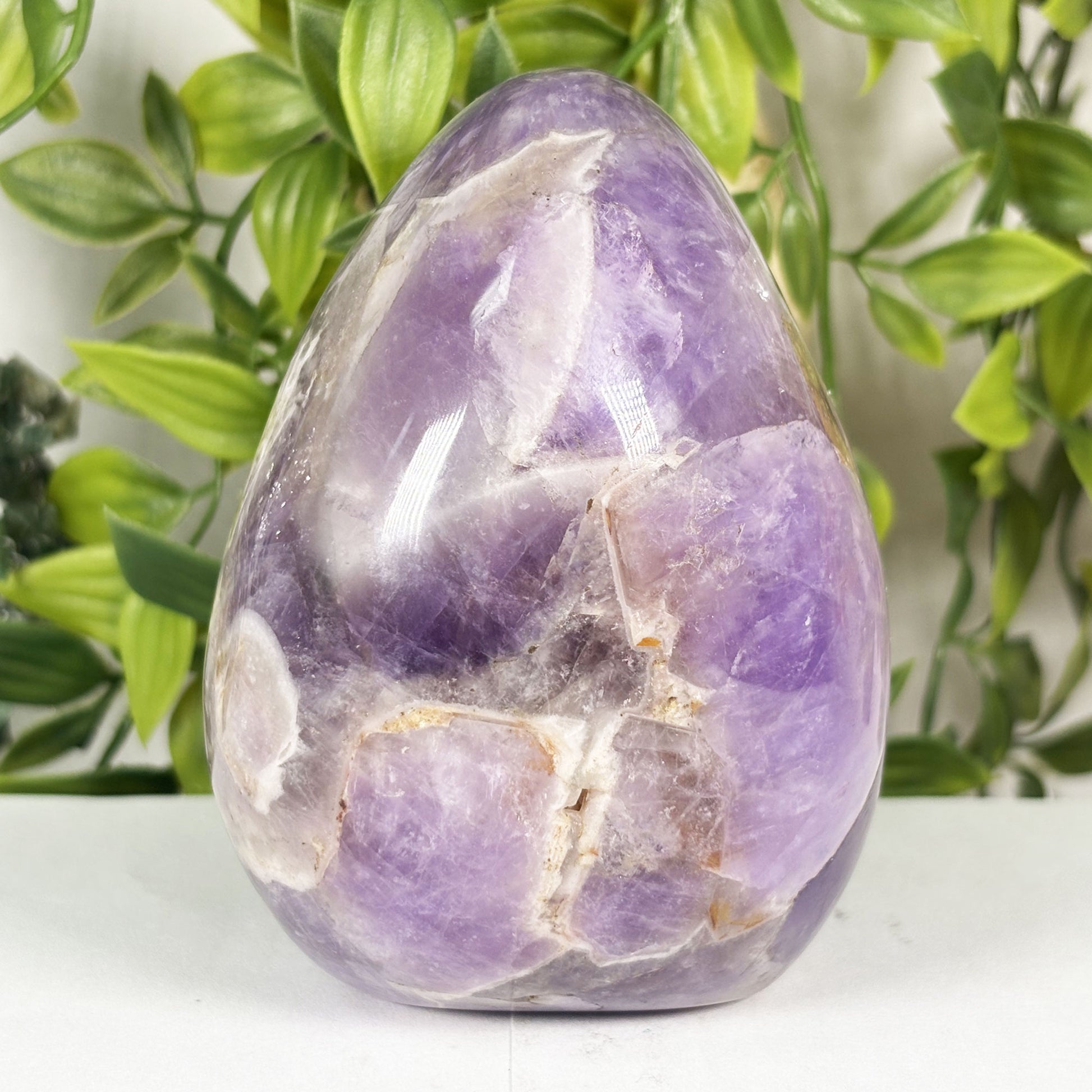 Chevron Amethyst Crystal Freeform - Gem Avenue Retail
