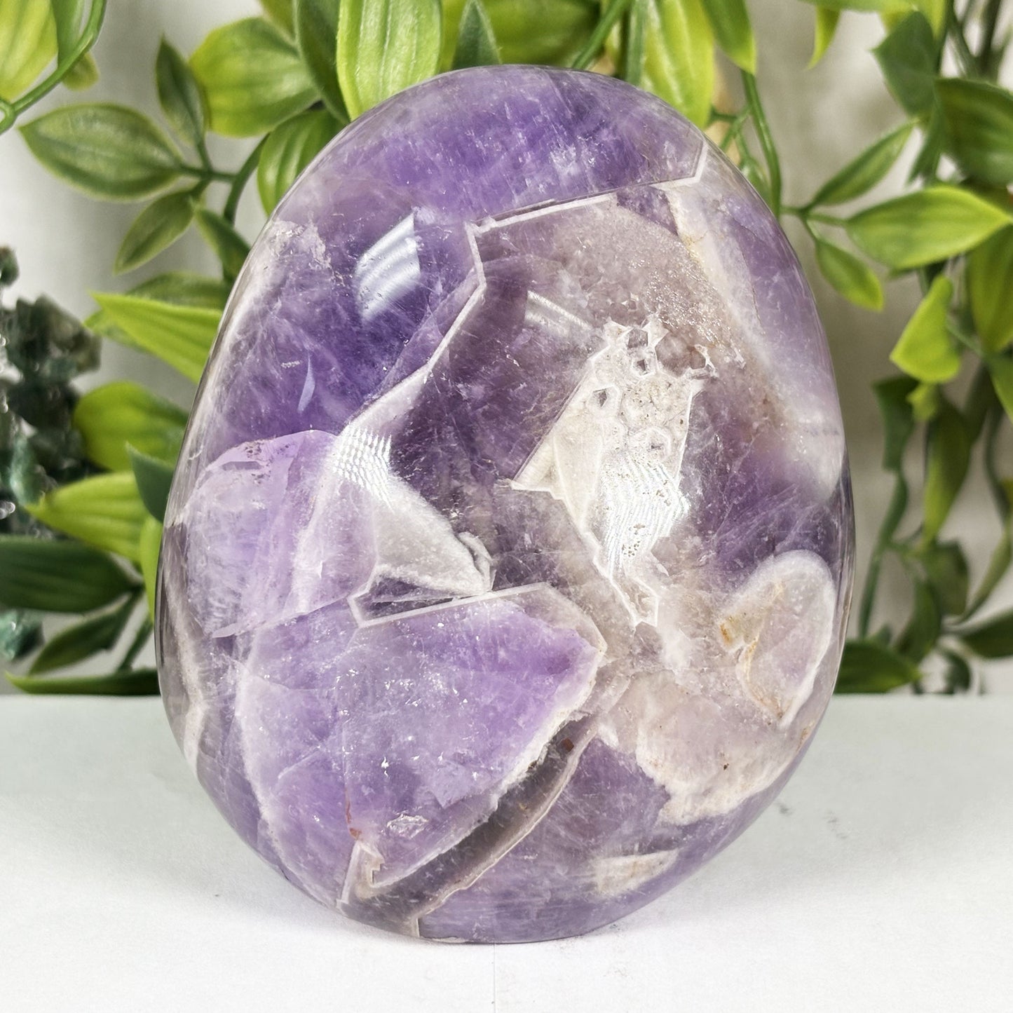 Chevron Amethyst Crystal Freeform - Gem Avenue Retail