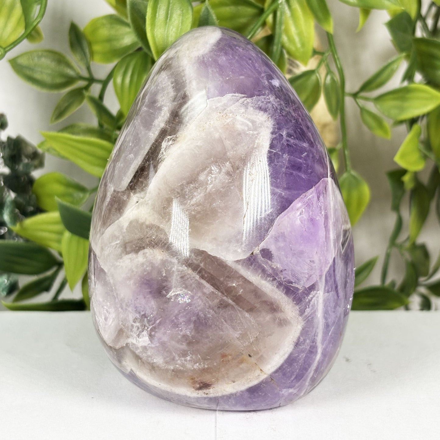 Chevron Amethyst Crystal Freeform - Gem Avenue Retail