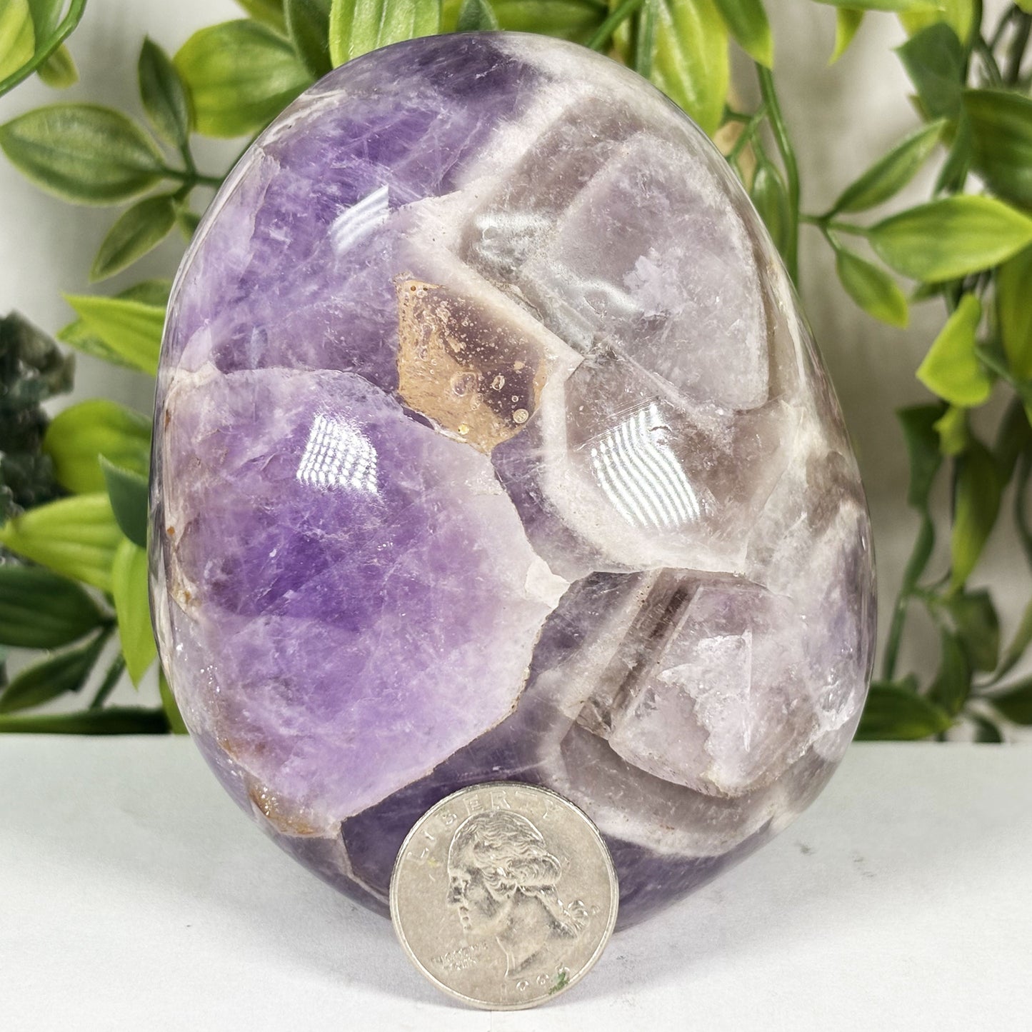 Chevron Amethyst Crystal Freeform - Gem Avenue Retail