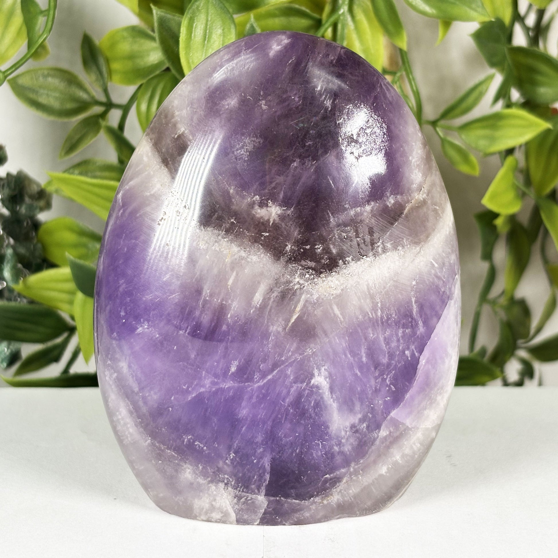 Chevron Amethyst Crystal Freeform - Gem Avenue Retail 