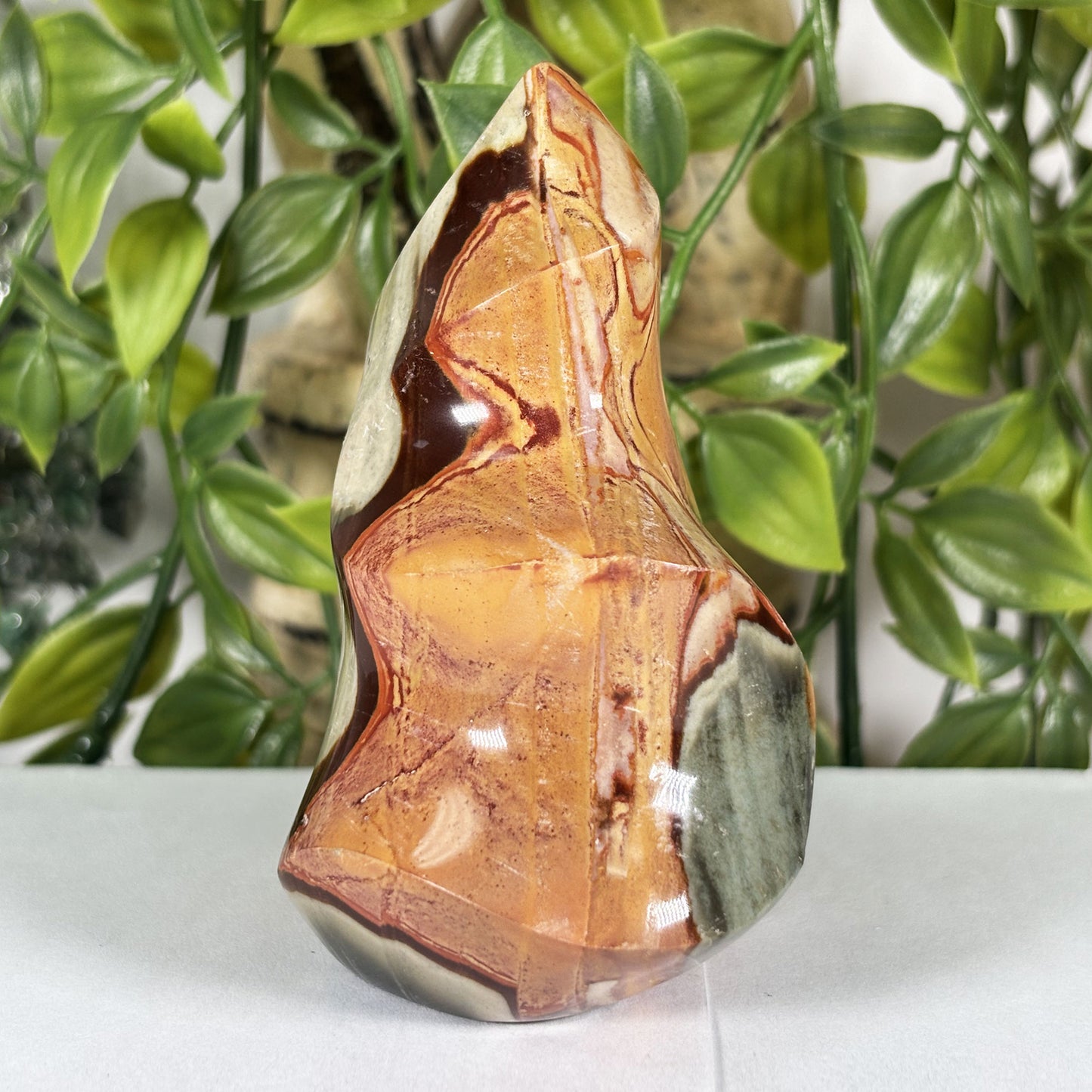 Polychrome Jasper Crystal Freeform - Gem Avenue Retail