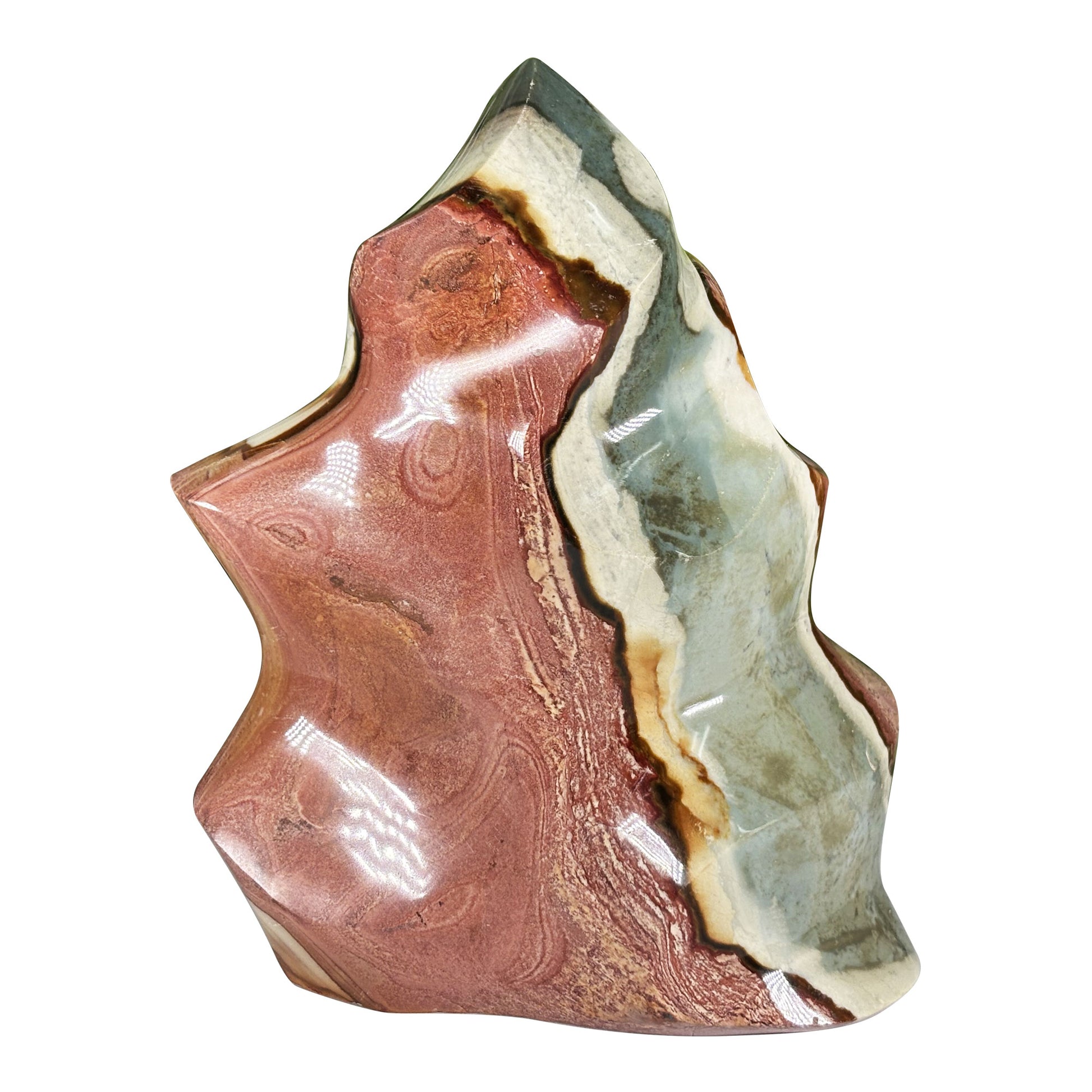 Polychrome Jasper Crystal Freeform - Gem Avenue Retail