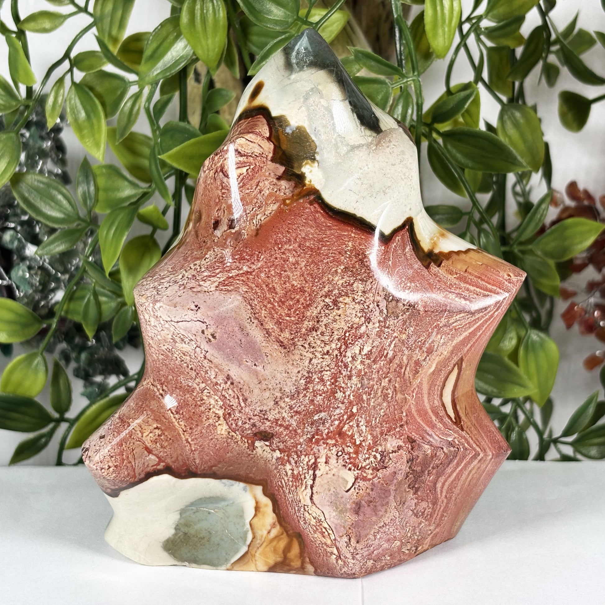 Polychrome Jasper Crystal Freeform - Gem Avenue Retail