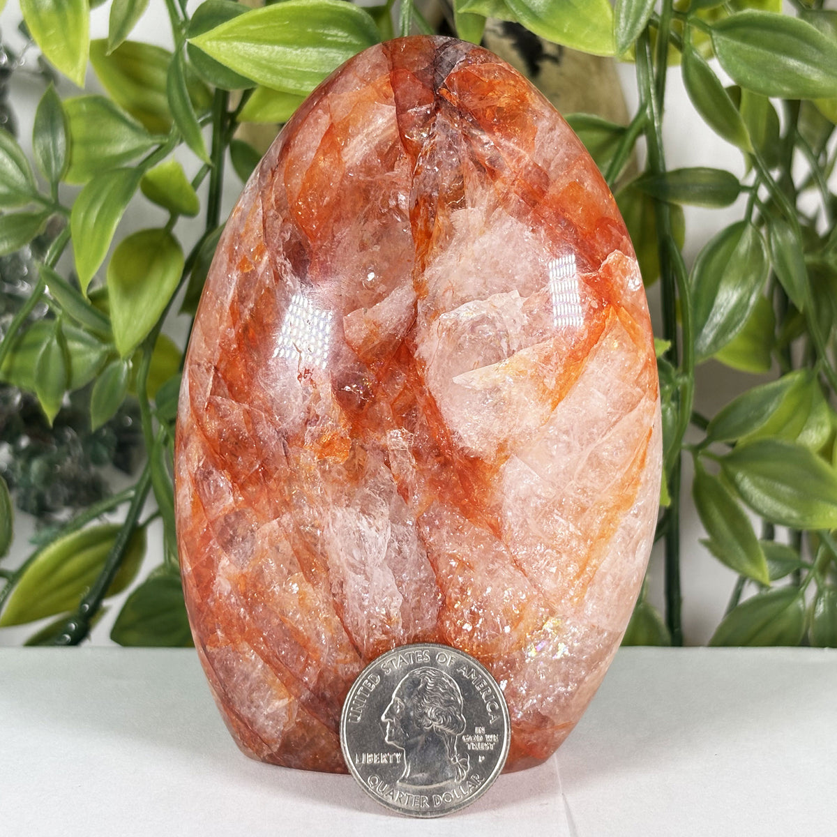 Hematoid Quartz Crystal Freeform - Gem Avenue Retail 