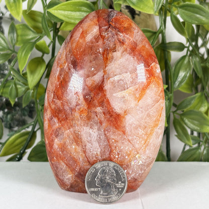 Hematoid Quartz Crystal Freeform - Gem Avenue Retail 