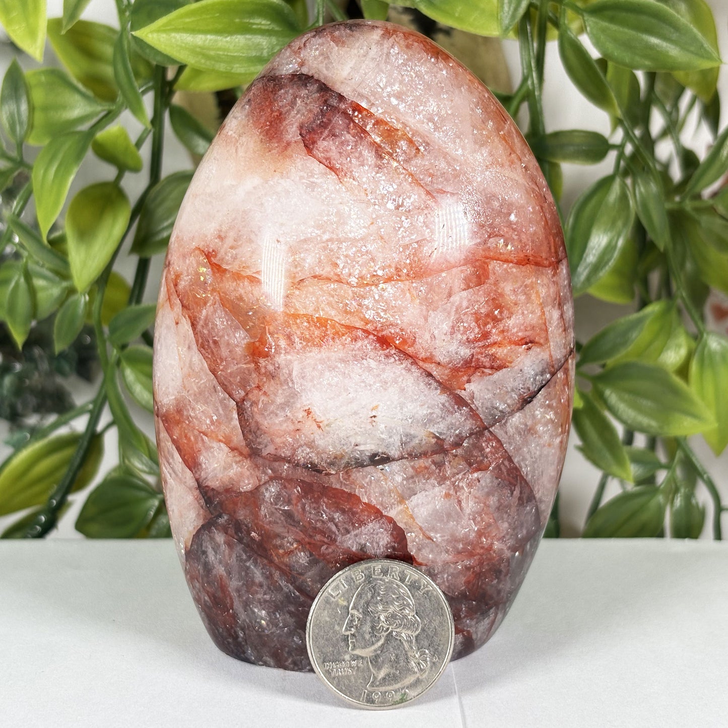 Hematoid Quartz Crystal Freeform  - Gem Avenue Retail