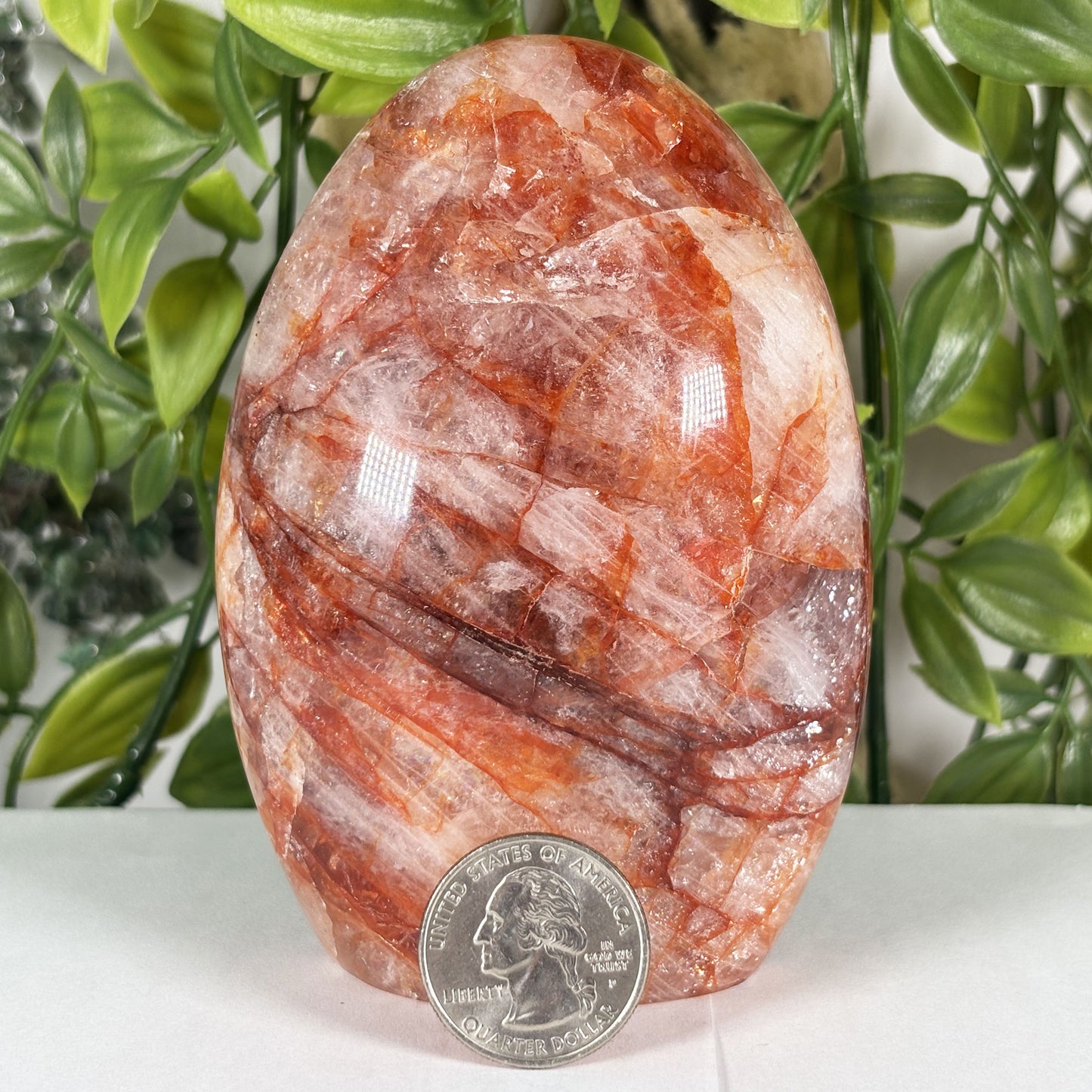 Hematoid Quartz Crystal Freeform - Gem Avenue Retail