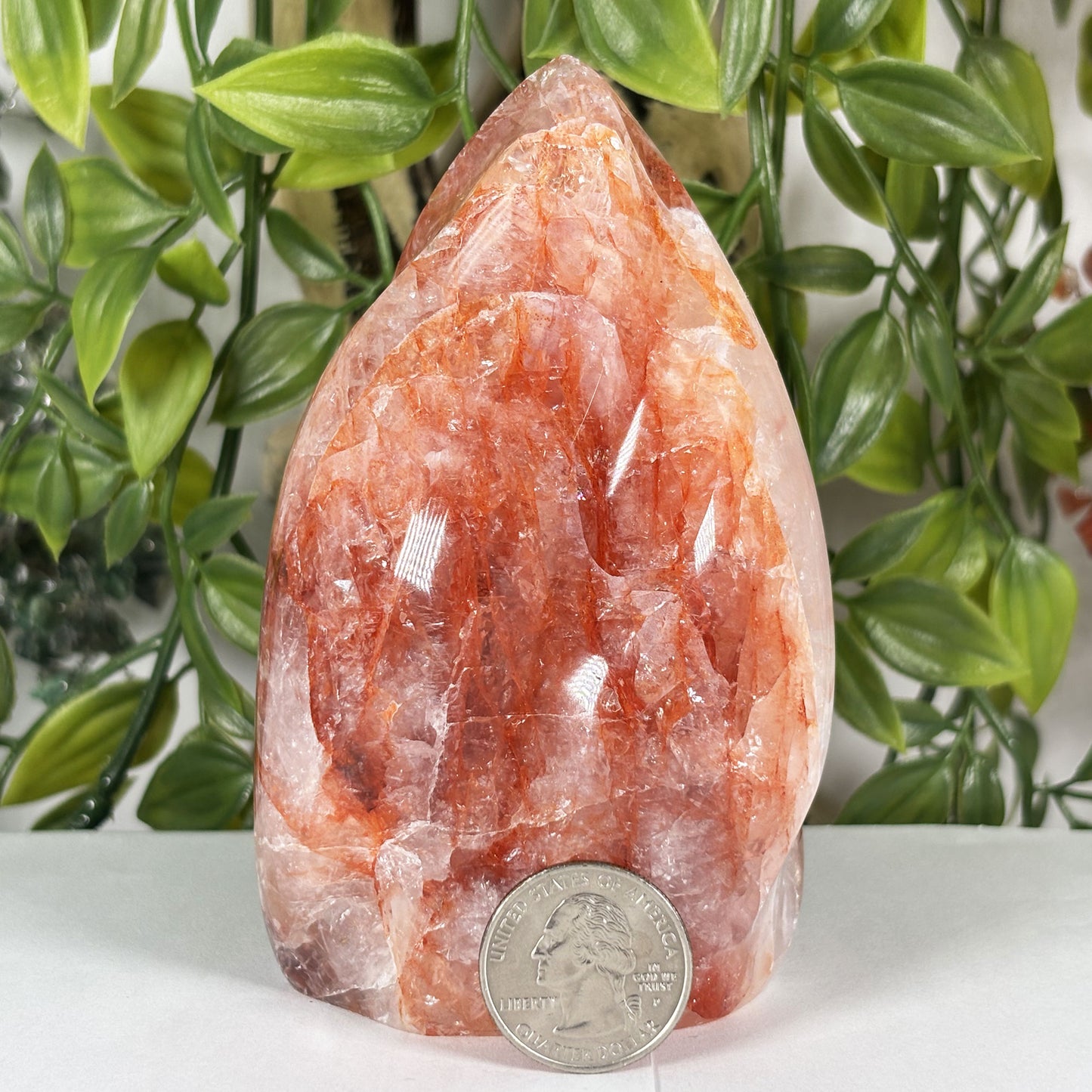 Hematoid Quartz Crystal Freeform -Gem Avenue Retail