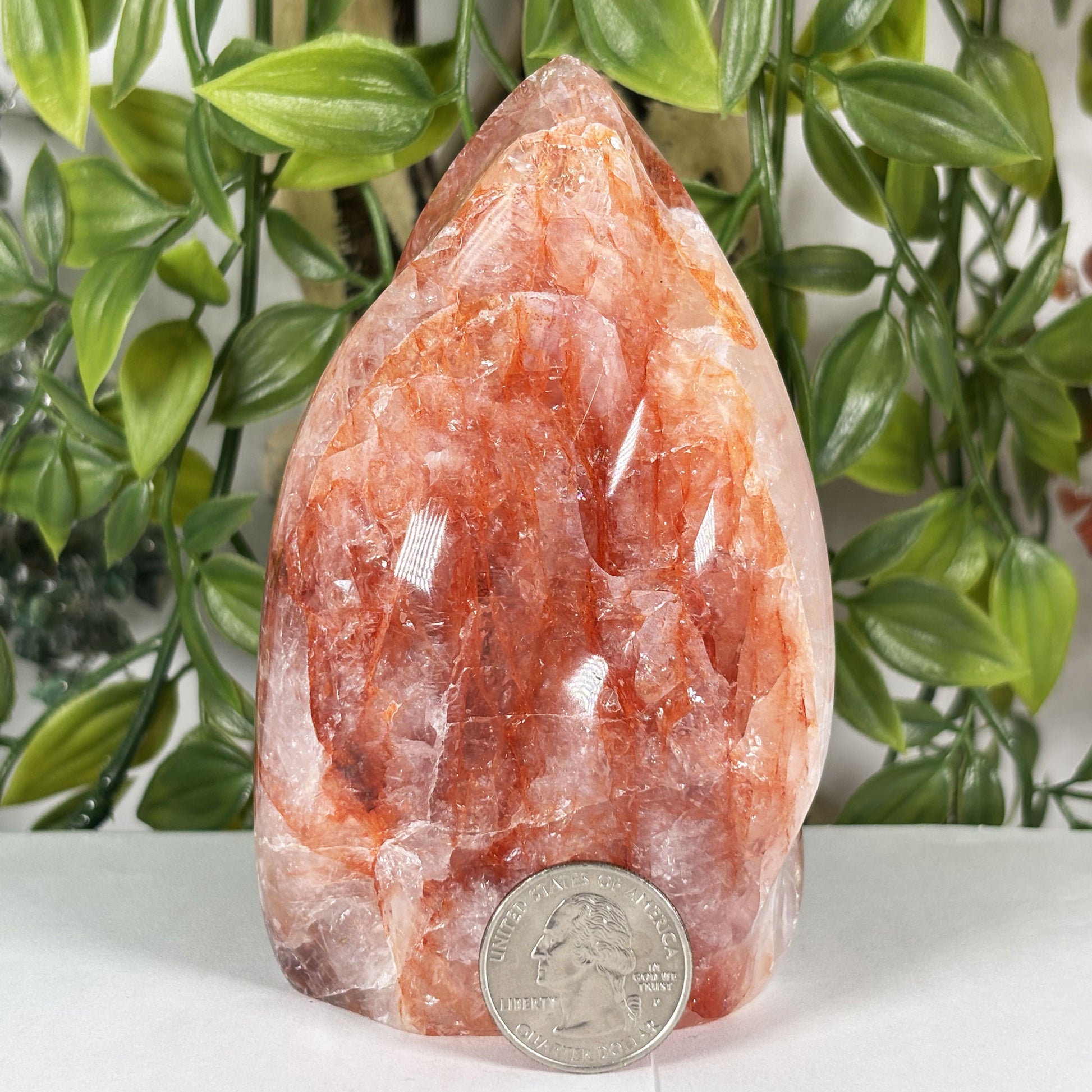 Hematoid Quartz Crystal Freeform -Gem Avenue Retail