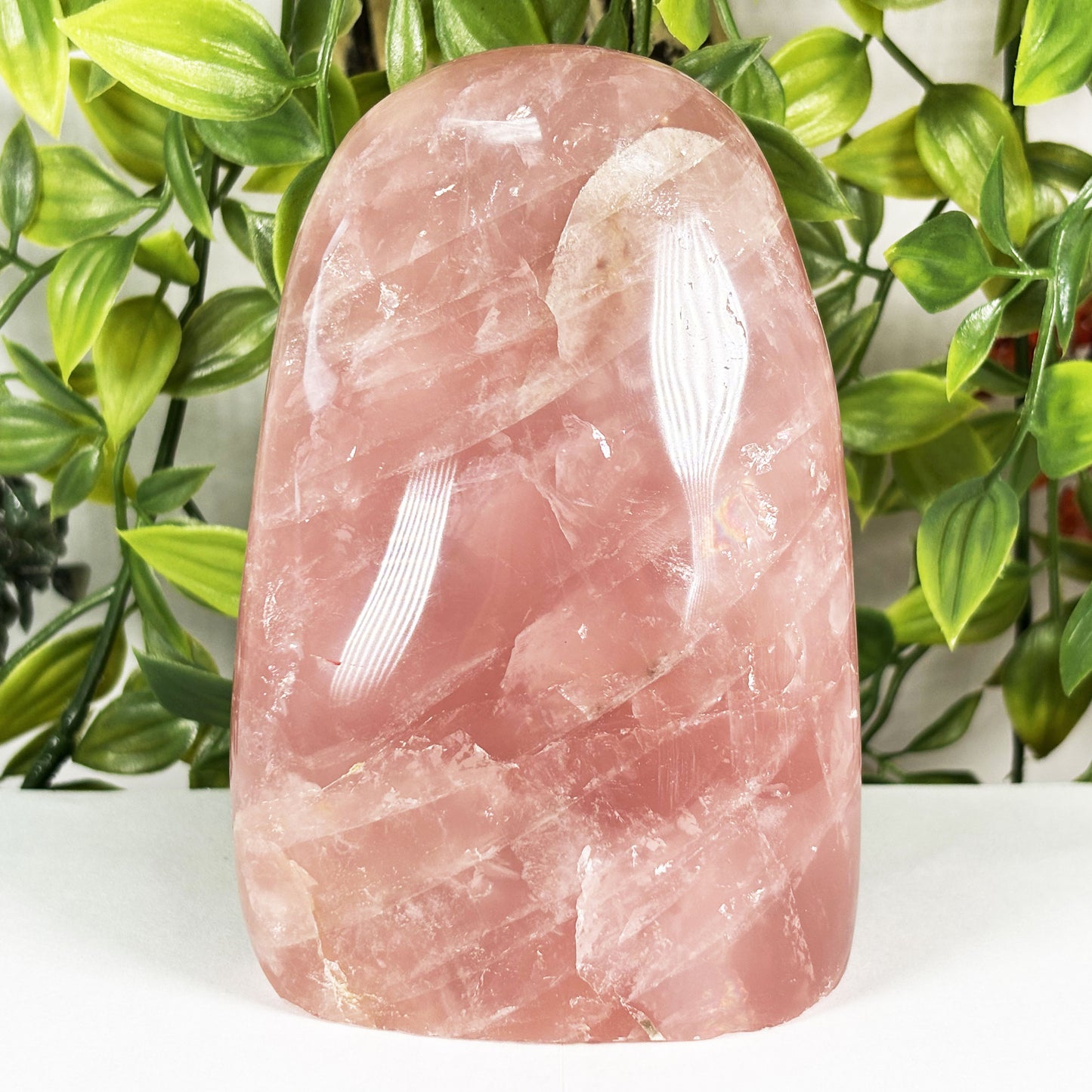 Rose Quartz Crystal Freeform - Gem Avenue Retail