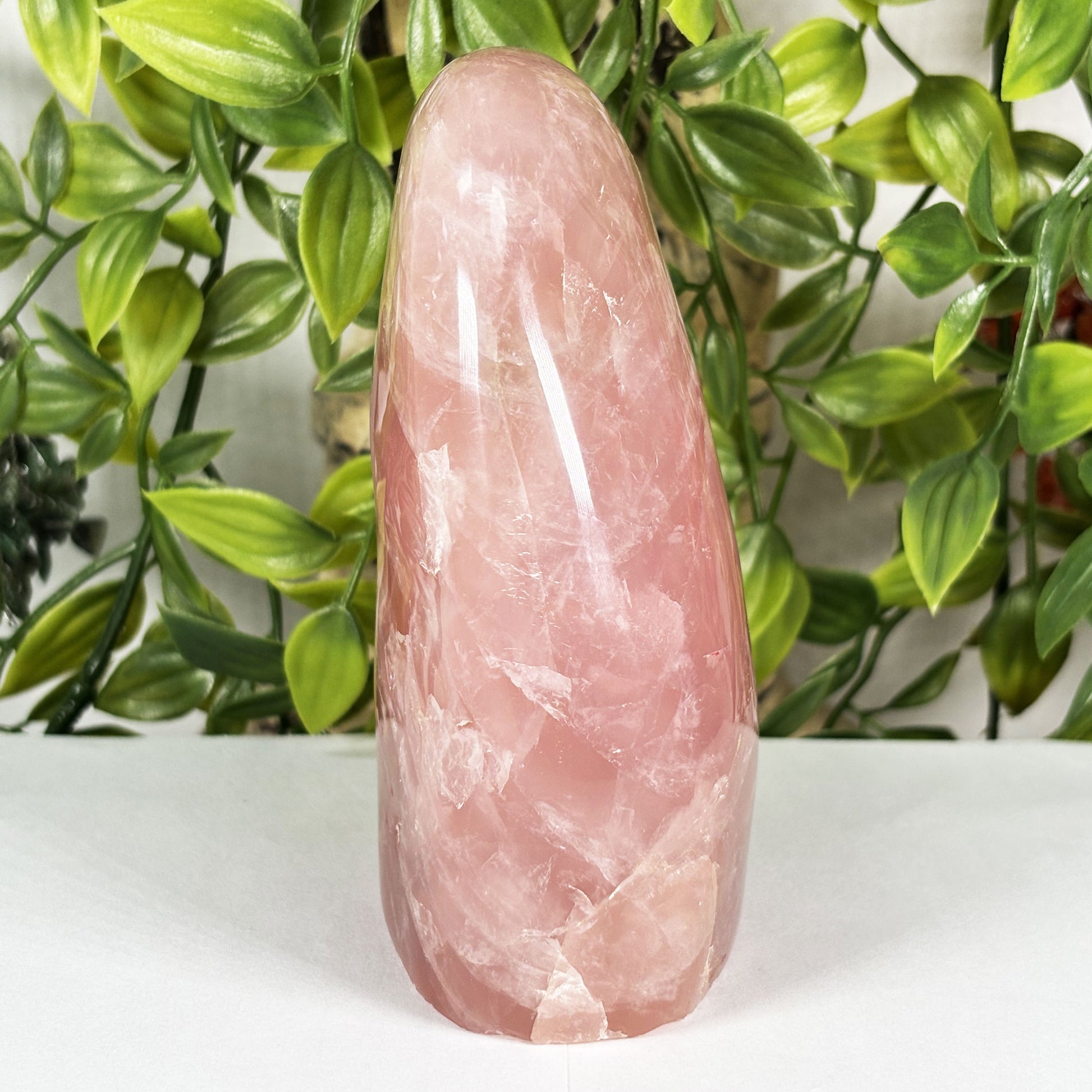 Rose Quartz Crystal Freeform - Gem Avenue Retail