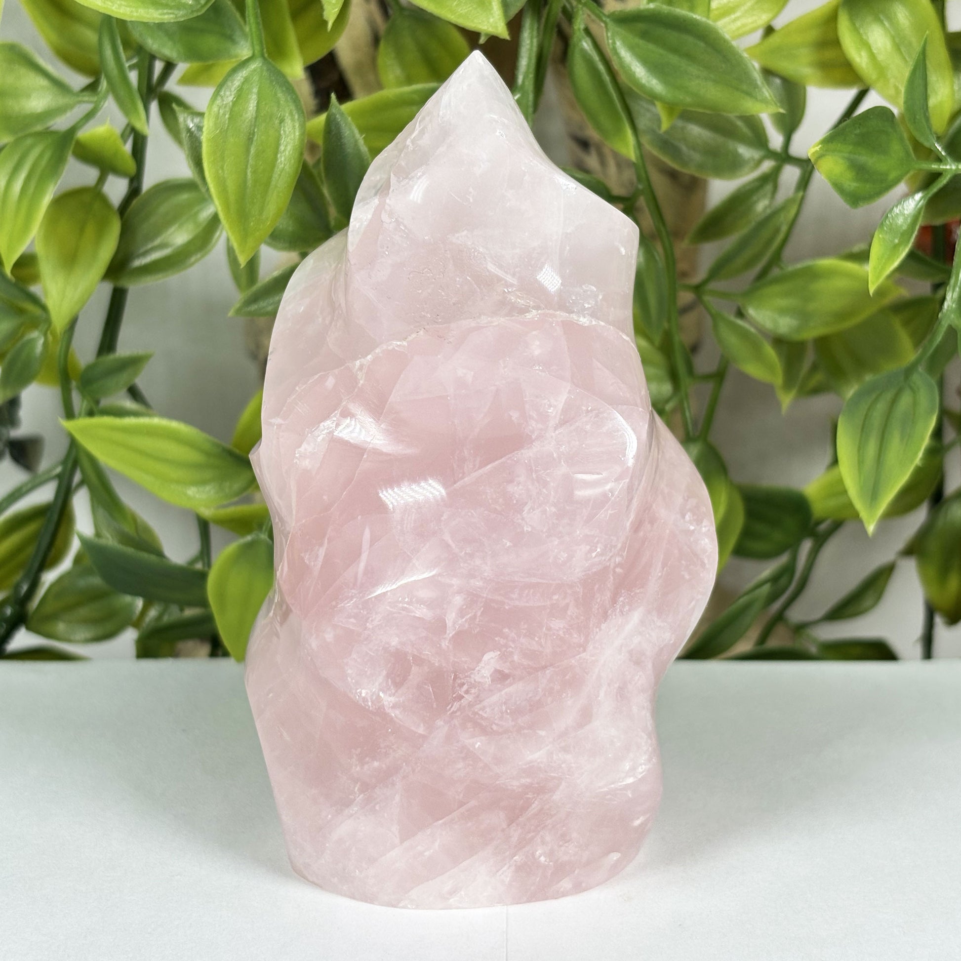 Rose Quartz Crystal Freeform - Gem Avenue Retail