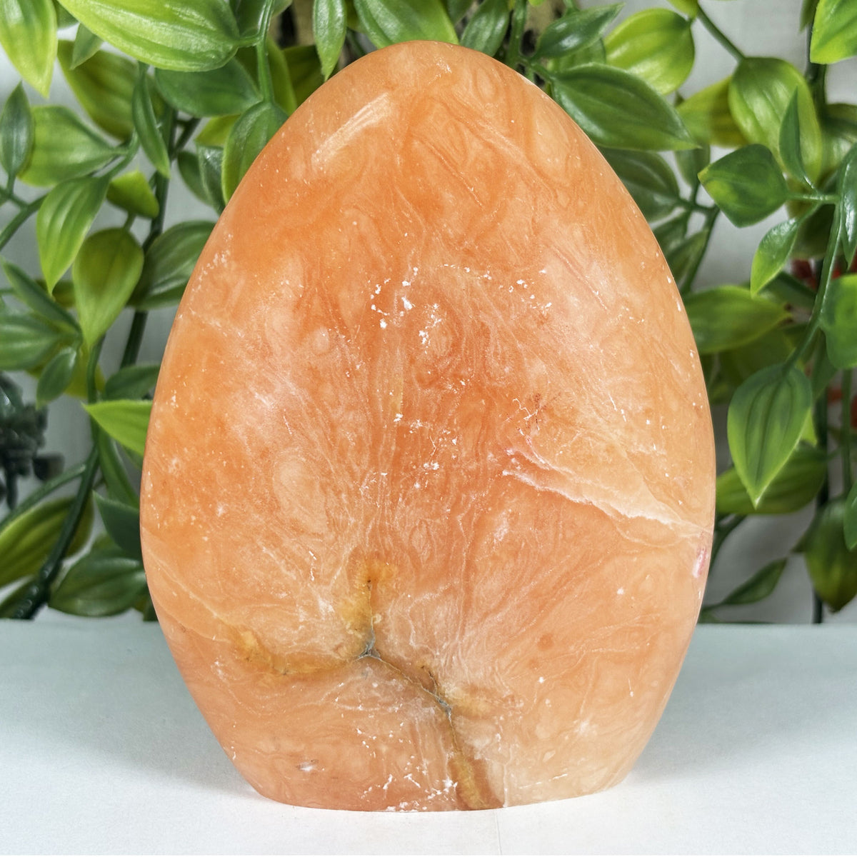 Orange Calcite Crystal Freeform - Gem Avenue