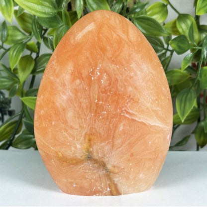 Orange Calcite Crystal Freeform - Gem Avenue