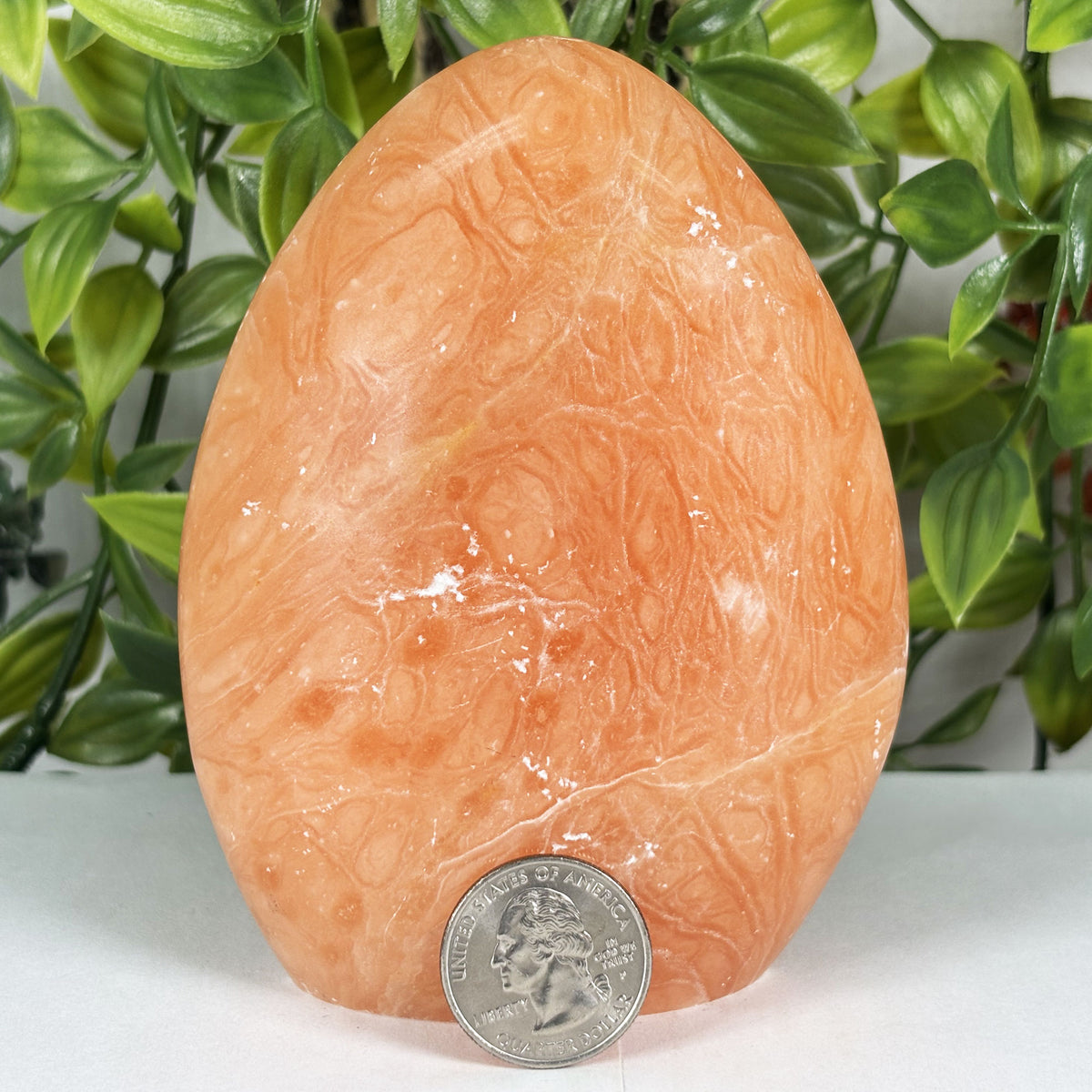 Orange Calcite Crystal Freeform - Gem Avenue