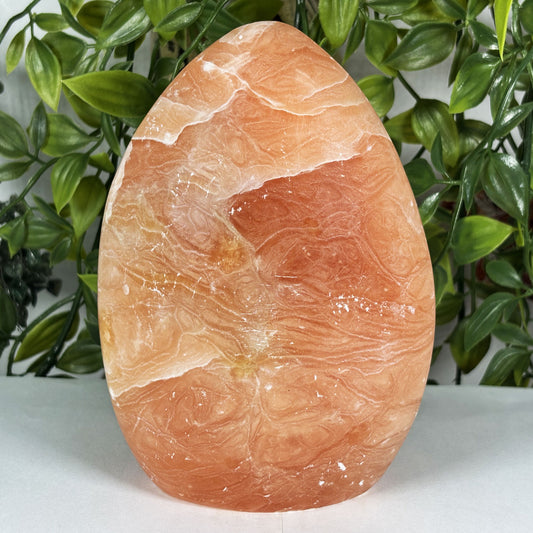 Orange Calcite Crystal Freeform - Gem Avenue