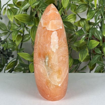 Orange Calcite Crystal Freeform - Gem Avenue