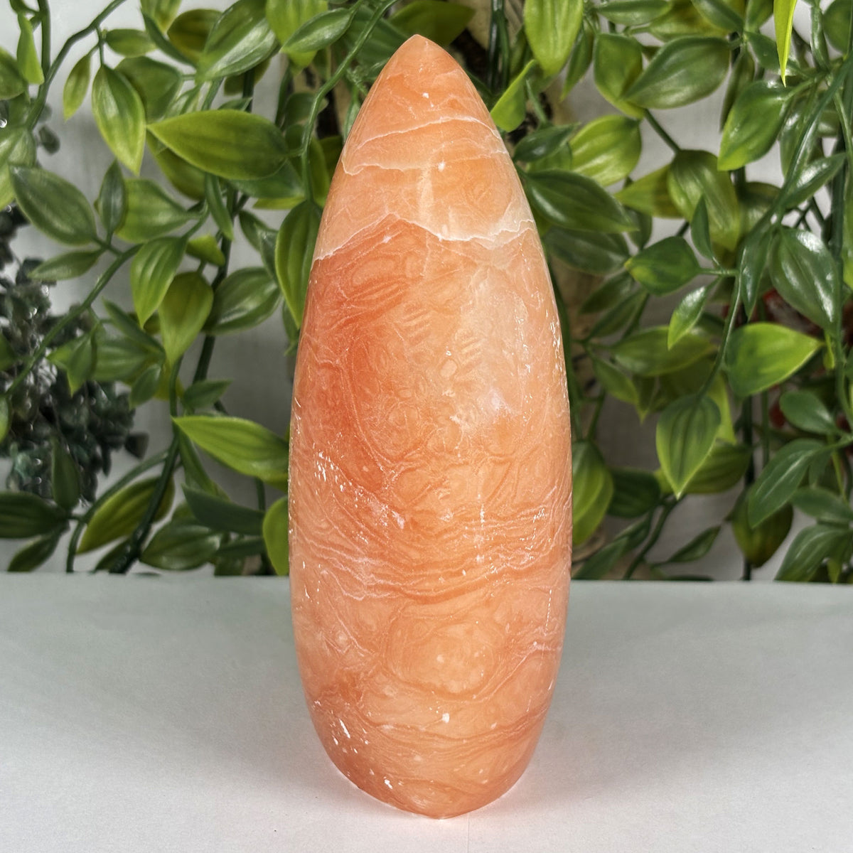 Orange Calcite Crystal Freeform - Gem Avenue