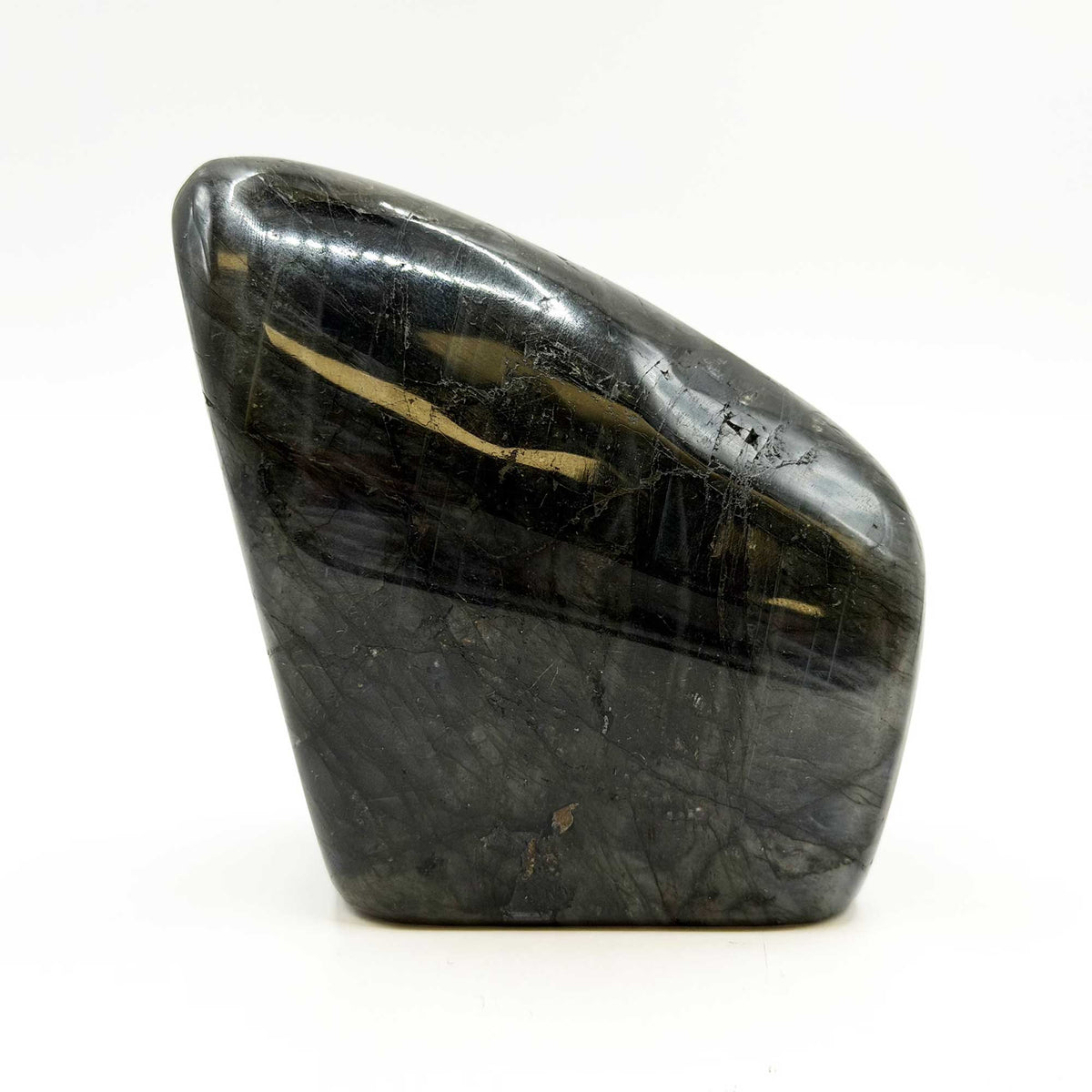 Labradorite Freeform Crystal 3" Blue Green Flash Madagascar - Gem Avenue Retail