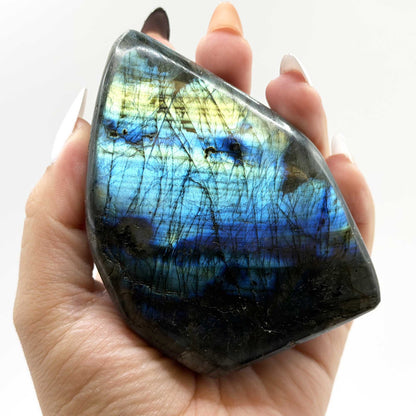 Natural Labradorite Freeform Crystal from Madagascar 3.25" - Gem Avenue Retail