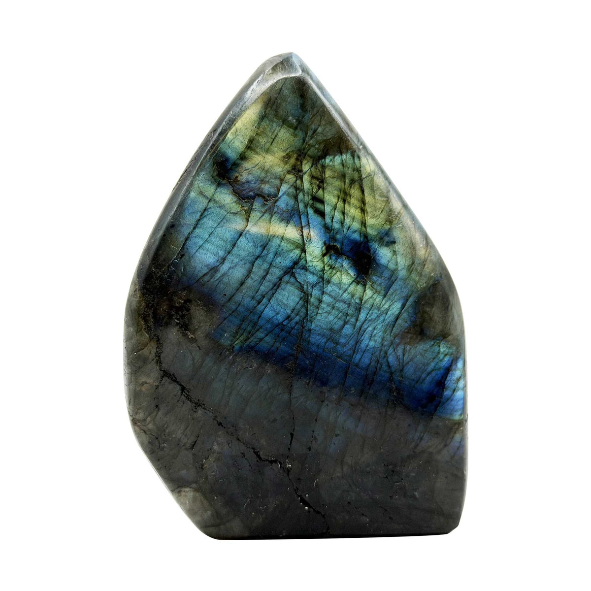 Natural Labradorite Freeform Crystal from Madagascar 3.25" - Gem Avenue Retail