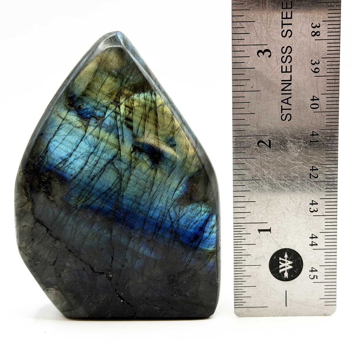 Natural Labradorite Freeform Crystal from Madagascar 3.25" - Gem Avenue Retail