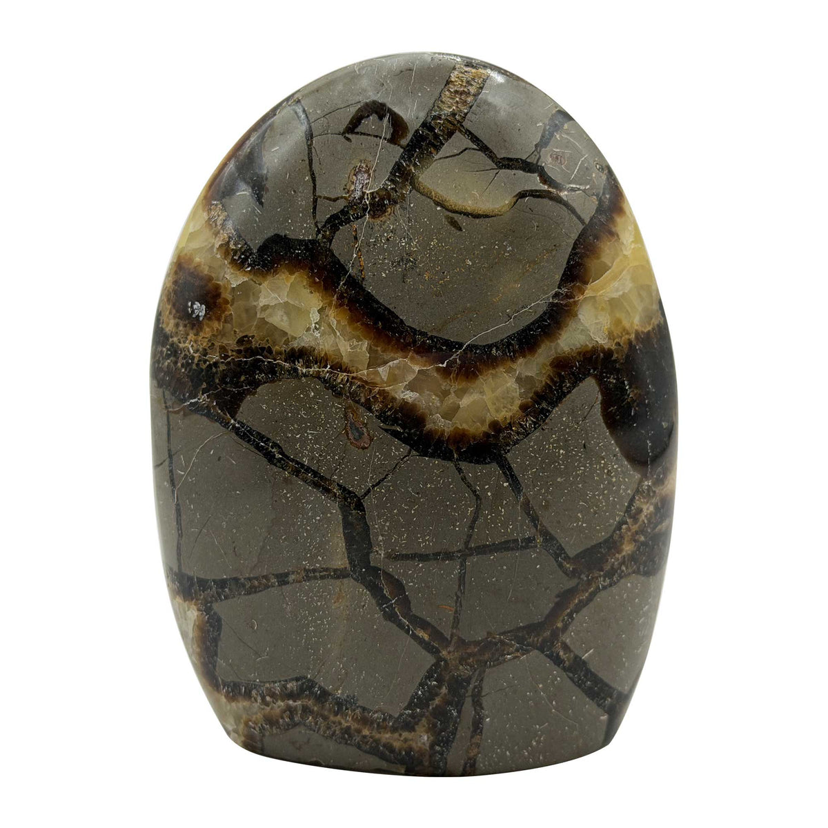 Natural Septarian Polished Freeform Crystal 3.75"- Gem Avenue Retail