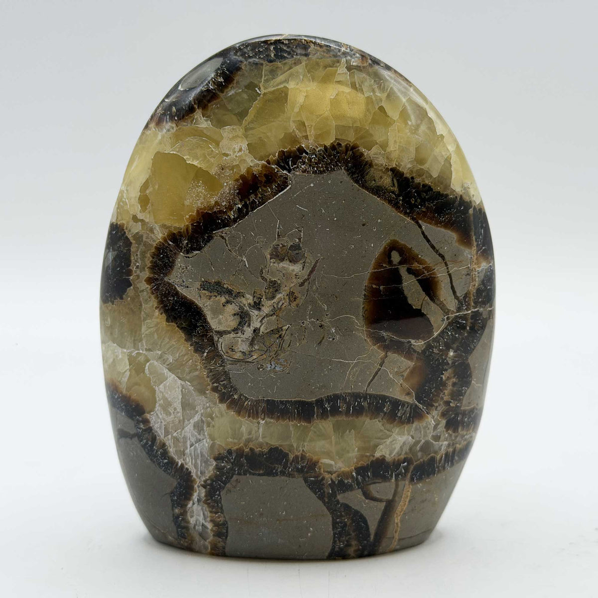 Natural Septarian Polished Freeform Crystal 3.75"- Gem Avenue Retail