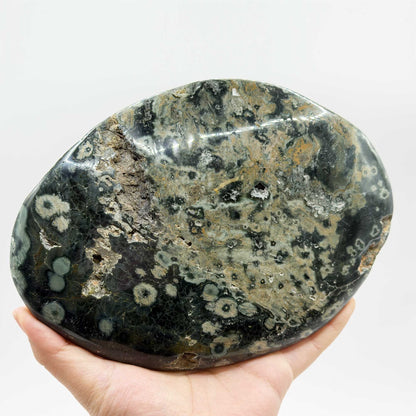 Natural Sea Jasper Freeform Crystal 5" Gemstone - Gem Avenue Retail
