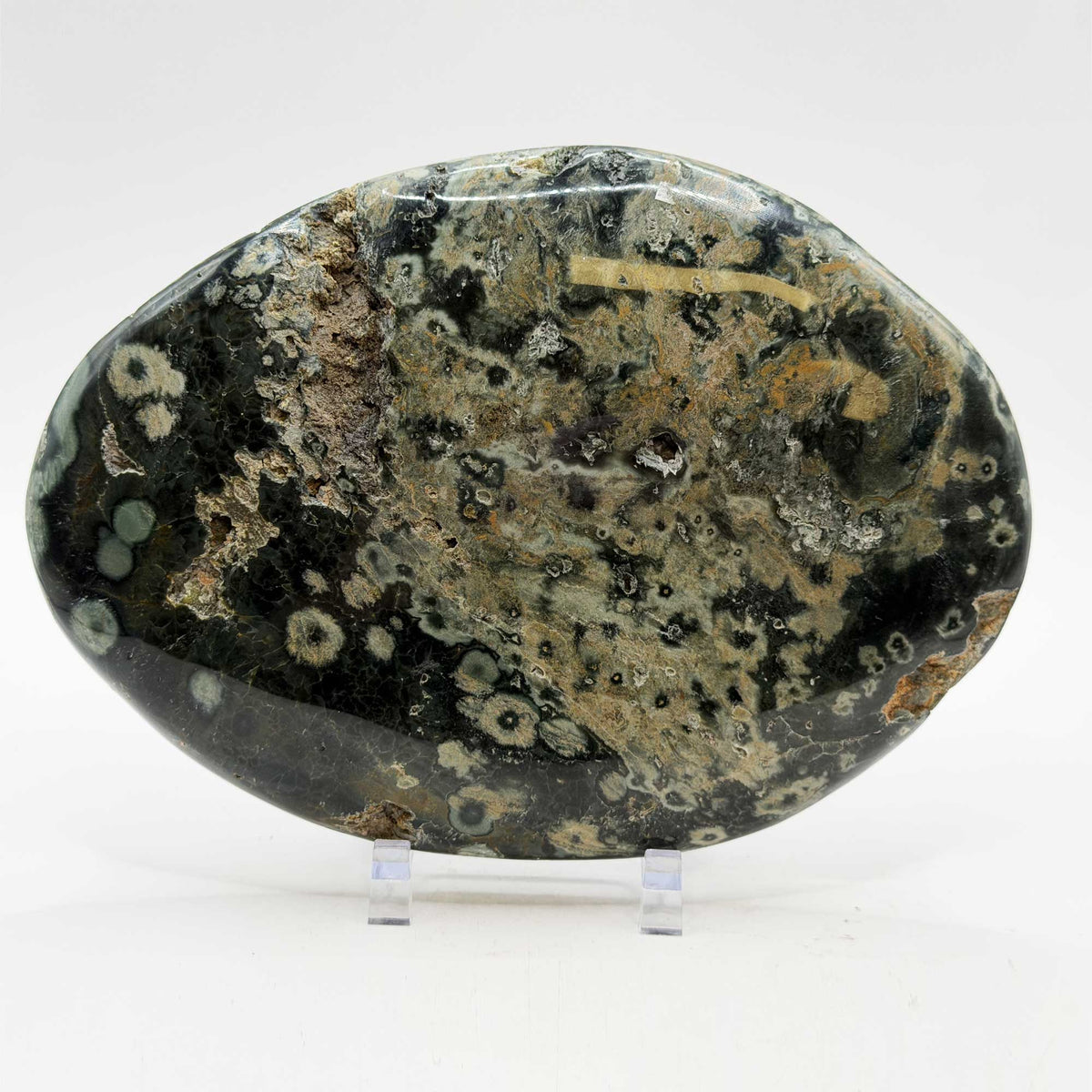 Natural Sea Jasper Freeform Crystal 5" Gemstone - Gem Avenue Retail