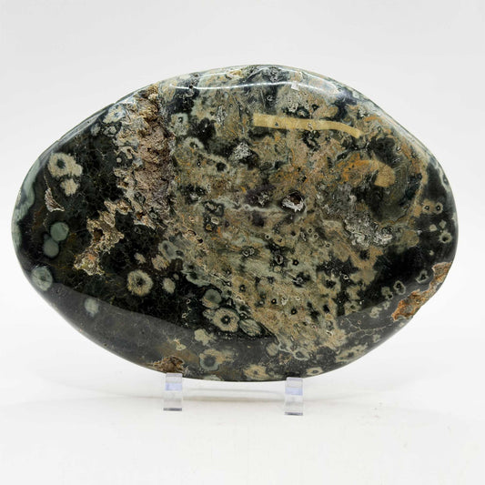 Natural Sea Jasper Freeform Crystal 5" Gemstone - Gem Avenue Retail